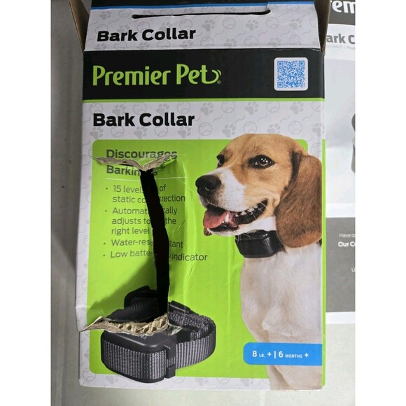 Premier Pet Open Box Bark Collar 8lb & Up 6 Months+ Water Resistant 9258/OB - Picture 4 of 4